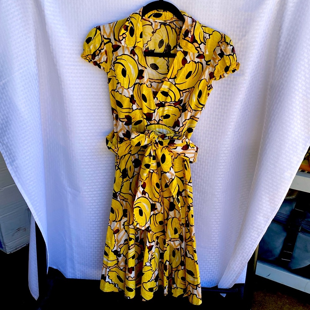 Summer wrap dress in 100% cotton